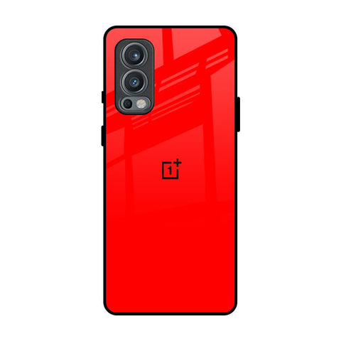 Blood Red OnePlus Nord 2 Glass Back Cover Online