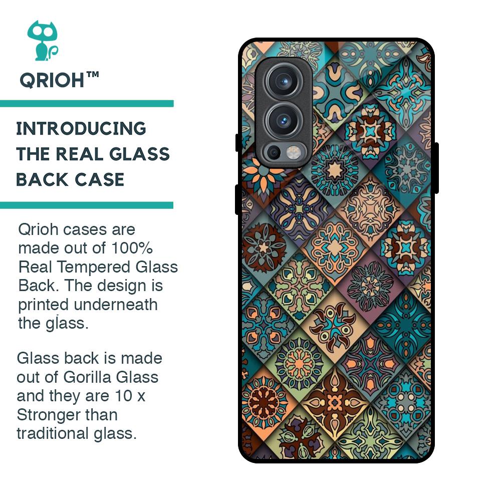 Retro Art Glass Case for OnePlus Nord 2