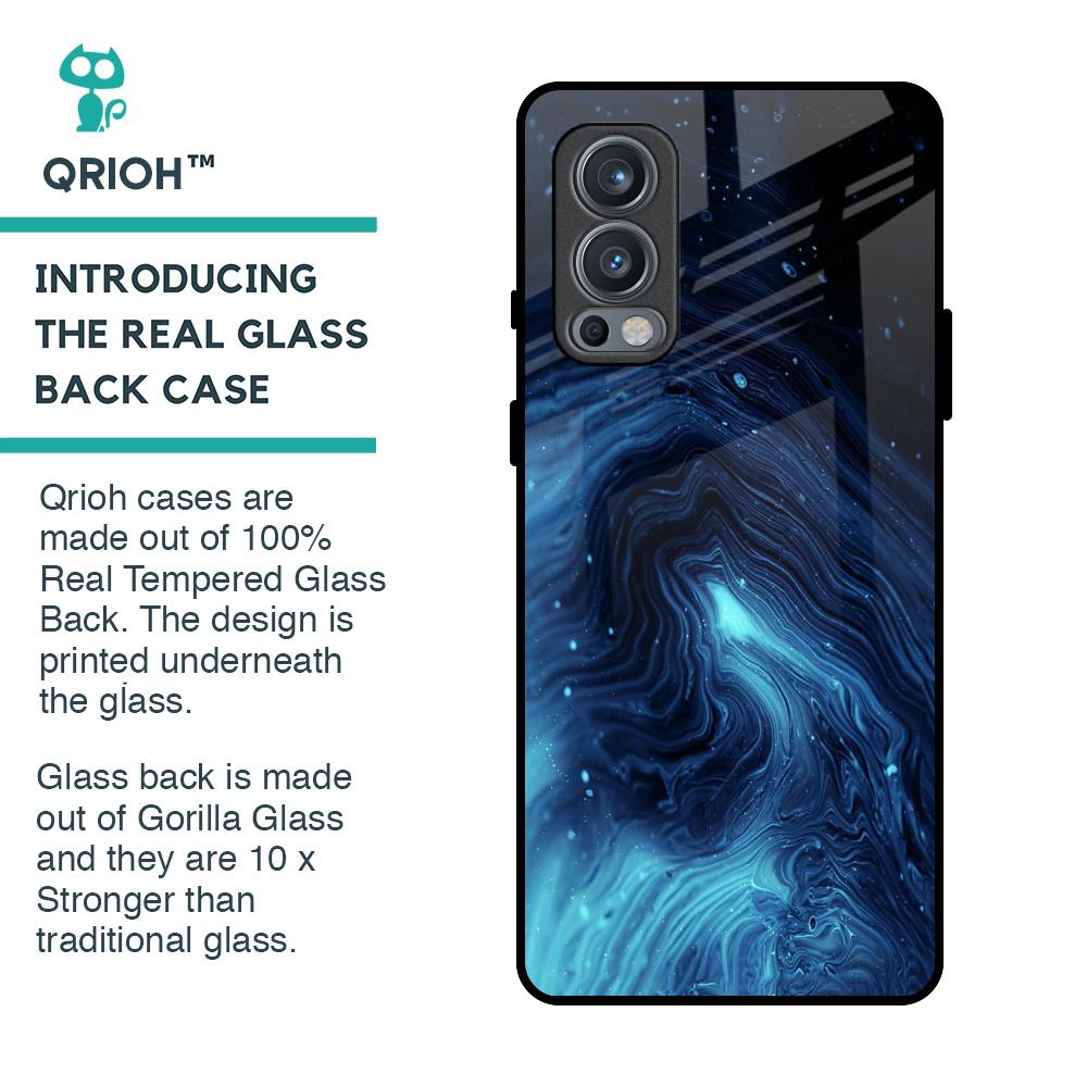 Dazzling Ocean Gradient Glass Case For OnePlus Nord 2