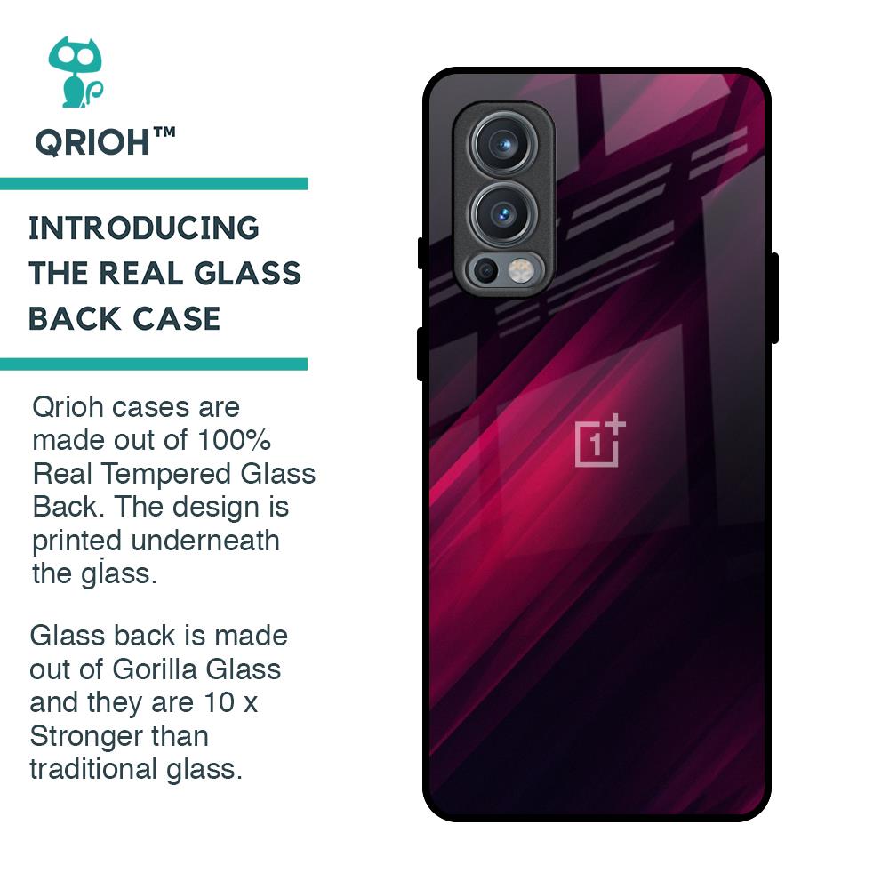 Razor Black Glass Case for OnePlus Nord 2