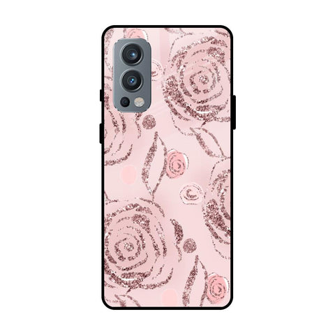 Shimmer Roses OnePlus Nord 2 Glass Cases & Covers Online