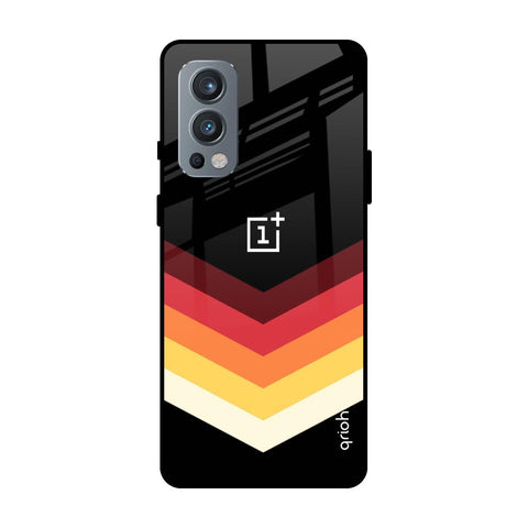 Abstract Arrow Pattern OnePlus Nord 2 Glass Cases & Covers Online