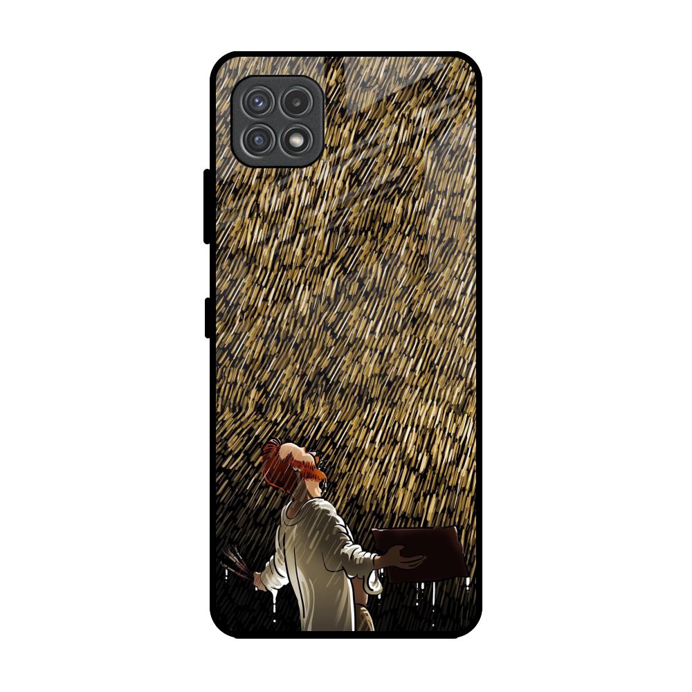 Rain Festival Samsung Galaxy A22 5G Glass Back Cover Online