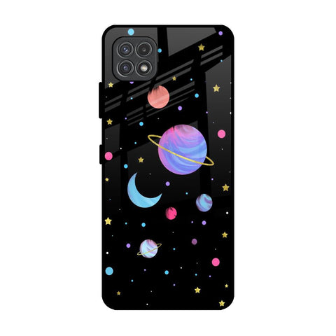 Planet Play Samsung Galaxy A22 5G Glass Back Cover Online