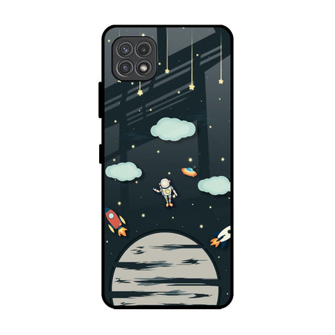 Astronaut Dream Samsung Galaxy A22 5G Glass Back Cover Online