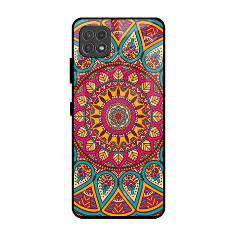 Elegant Mandala Samsung Galaxy A22 5G Glass Back Cover Online