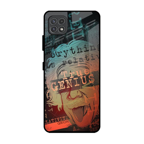 True Genius Samsung Galaxy A22 5G Glass Back Cover Online