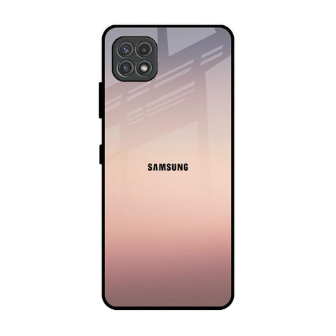 Golden Mauve Samsung Galaxy A22 5G Glass Back Cover Online
