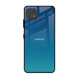 Celestial Blue Samsung Galaxy A22 5G Glass Back Cover Online