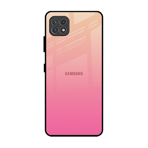 Pastel Pink Gradient Samsung Galaxy A22 5G Glass Back Cover Online