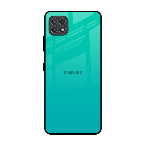 Cuba Blue Samsung Galaxy A22 5G Glass Back Cover Online