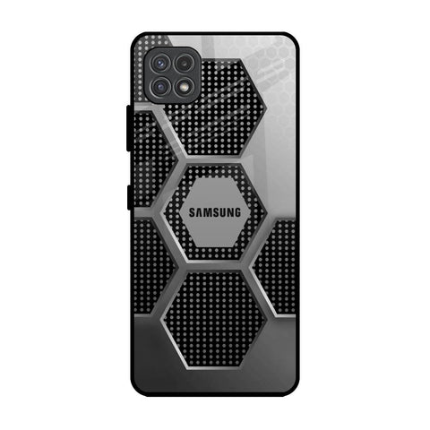 Hexagon Style Samsung Galaxy A22 5G Glass Back Cover Online