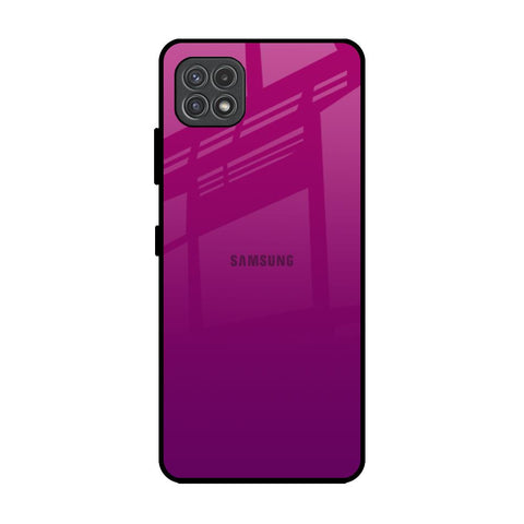 Magenta Gradient Samsung Galaxy A22 5G Glass Back Cover Online