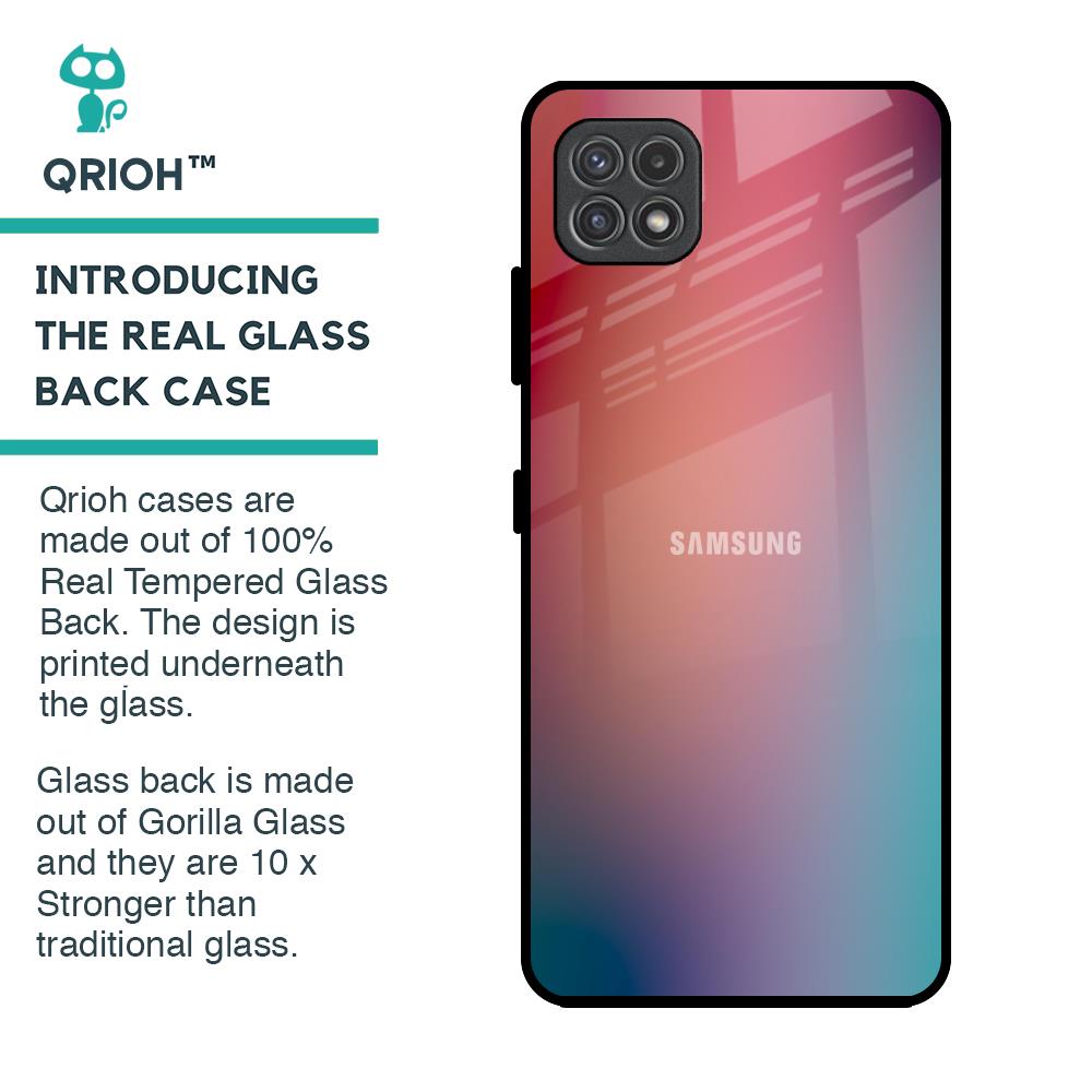 Dusty Multi Gradient Glass Case for Samsung Galaxy A22 5G