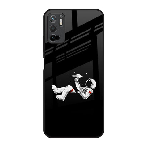 Space Traveller Redmi Note 10T 5G Glass Back Cover Online