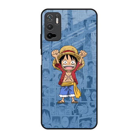 Chubby Anime Redmi Note 10T 5G Glass Back Cover Online