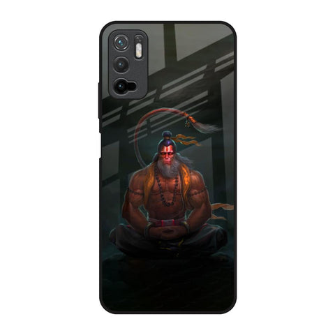 Lord Hanuman Animated Redmi Note 10T 5G Glass Back Cover Online