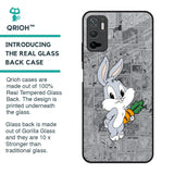 Cute Baby Bunny Glass Case for Redmi Note 10T 5G