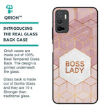 Boss Lady Glass Case for Redmi Note 10T 5G
