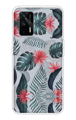 Retro Floral Leaf Realme GT Back Cover