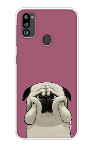 Chubby Dog Samsung Galaxy M21 2021 Back Cover