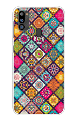 Multicolor Mandala Samsung Galaxy M21 2021 Back Cover