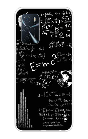Equation Doodle Oppo A16 Back Cover