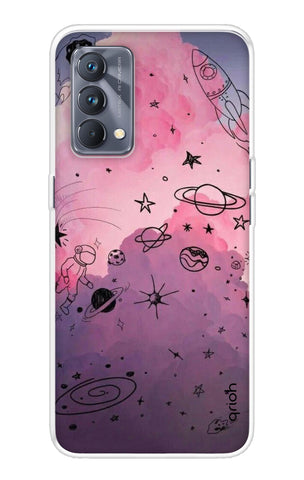 Space Doodles Art Realme GT Master Edition Back Cover