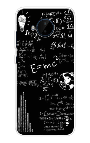 Equation Doodle Nokia C20 Plus Back Cover