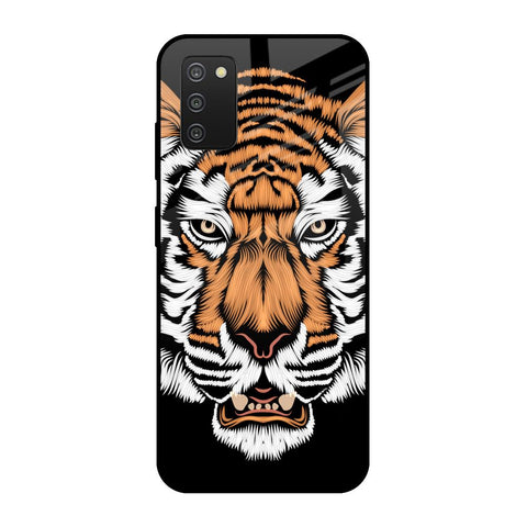 Angry Tiger Samsung Galaxy A03s Glass Cases & Covers Online