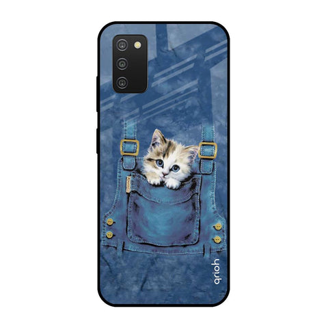 Kitty In Pocket Samsung Galaxy A03s Glass Cases & Covers Online