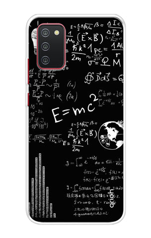 Equation Doodle Samsung Galaxy A03s Back Cover