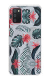 Retro Floral Leaf Samsung Galaxy A03s Back Cover