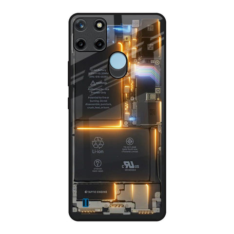 Glow Up Skeleton Realme C21Y Glass Back Cover Online