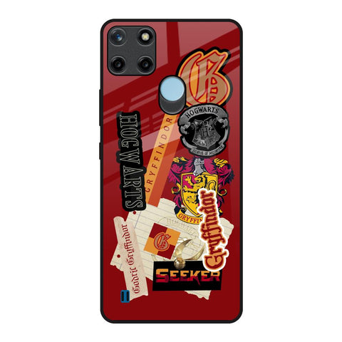 Gryffindor Realme C21Y Glass Back Cover Online