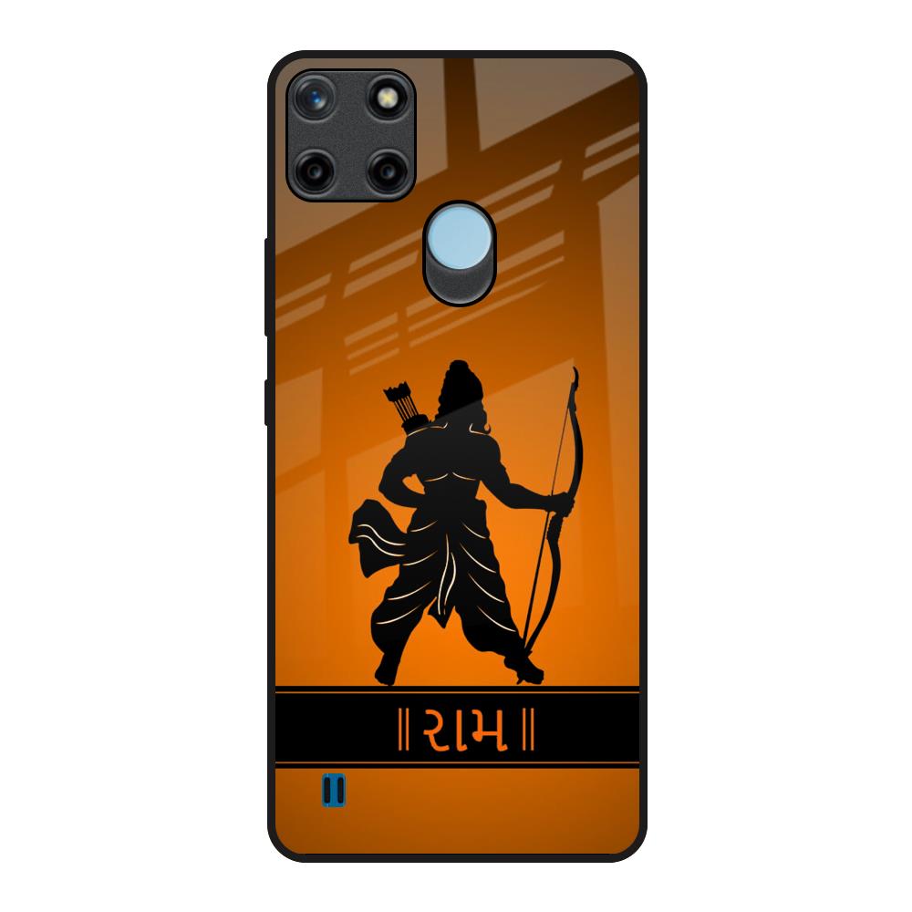 Halo Rama Realme C21Y Glass Back Cover Online
