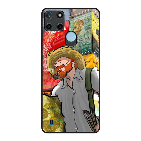 Loving Vincent Realme C21Y Glass Back Cover Online