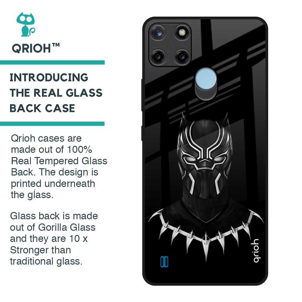Dark Superhero Glass Case for Realme C21Y