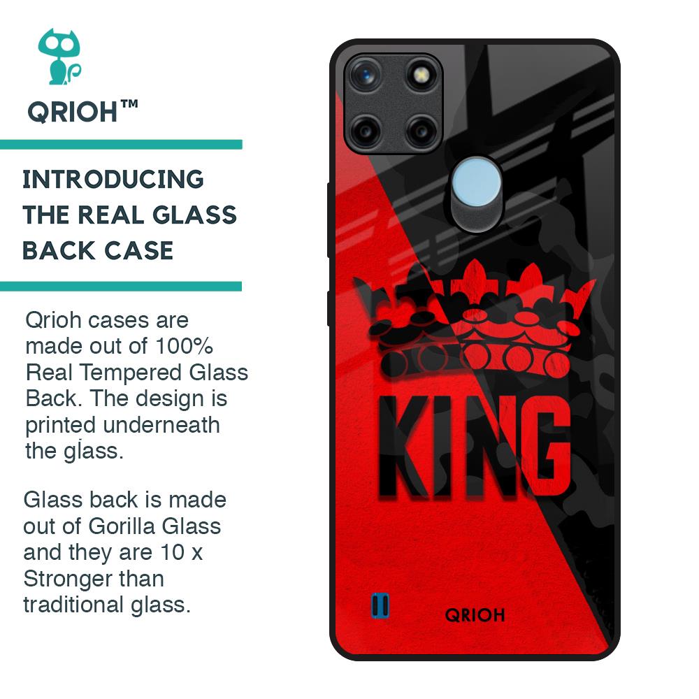 I Am A King Glass Case for Realme C21Y