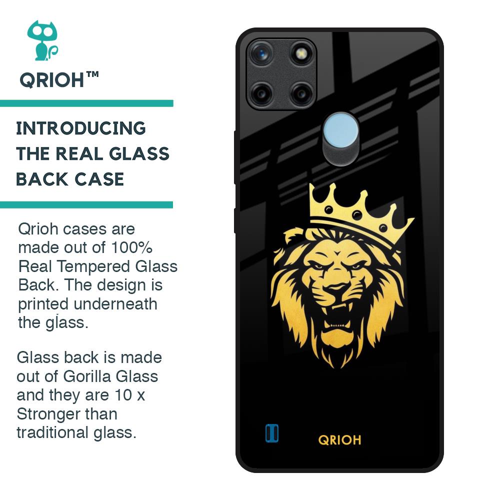 Lion The King Glass Case for Realme C21Y