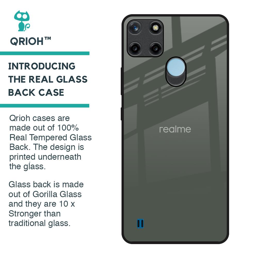 Charcoal Glass Case for Realme C21Y