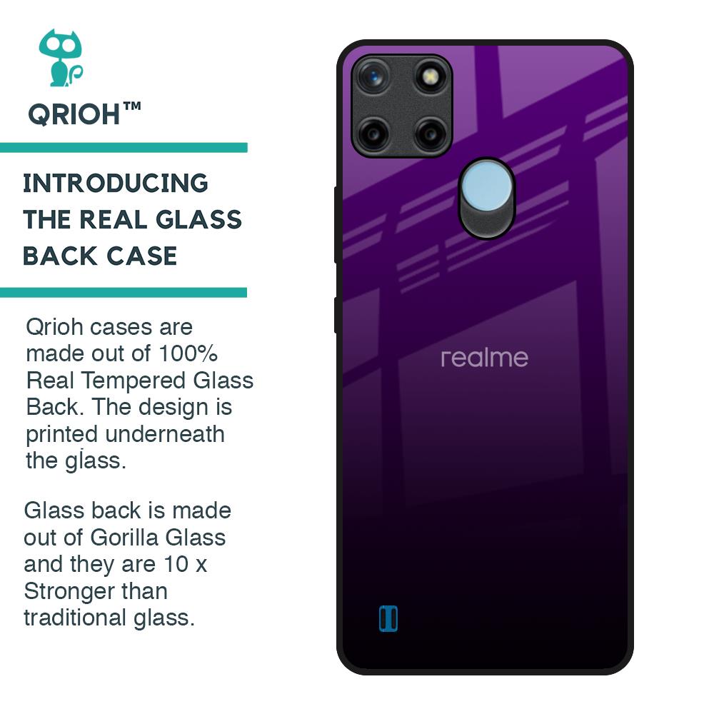 Harbor Royal Blue Glass Case For Realme C21Y