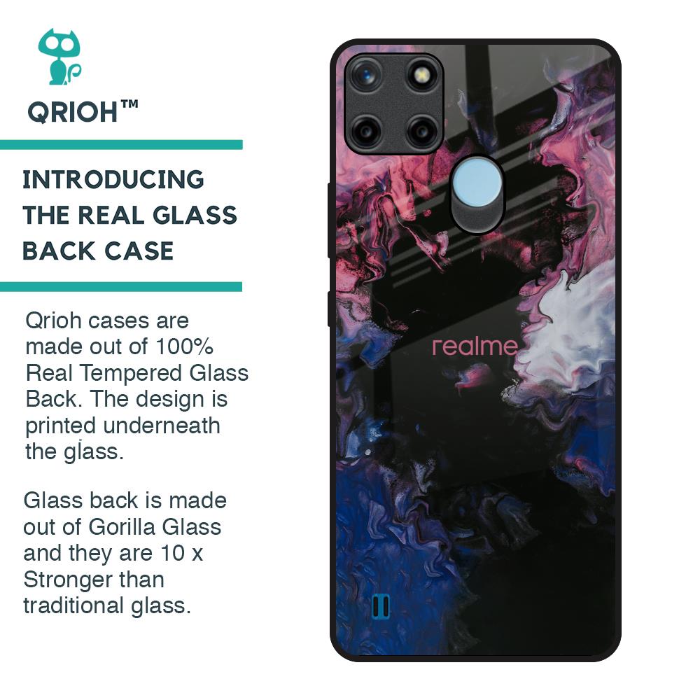 Smudge Brush Glass case for Realme C21Y