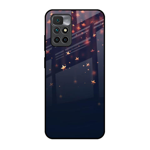 Falling Stars Redmi 10 Prime Glass Back Cover Online