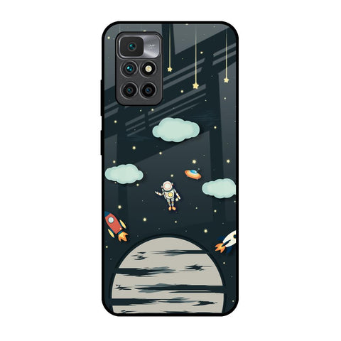 Astronaut Dream Redmi 10 Prime Glass Back Cover Online