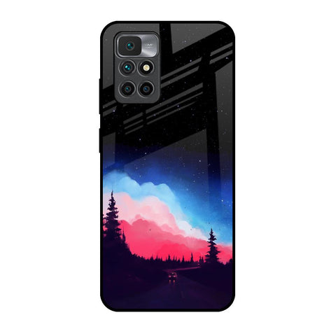 Drive In Dark Redmi 10 Prime Glass Back Cover Online