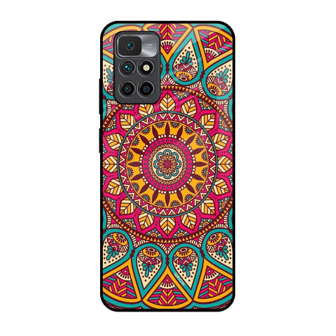 Elegant Mandala Redmi 10 Prime Glass Back Cover Online