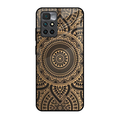 Luxury Mandala Redmi 10 Prime Glass Back Cover Online