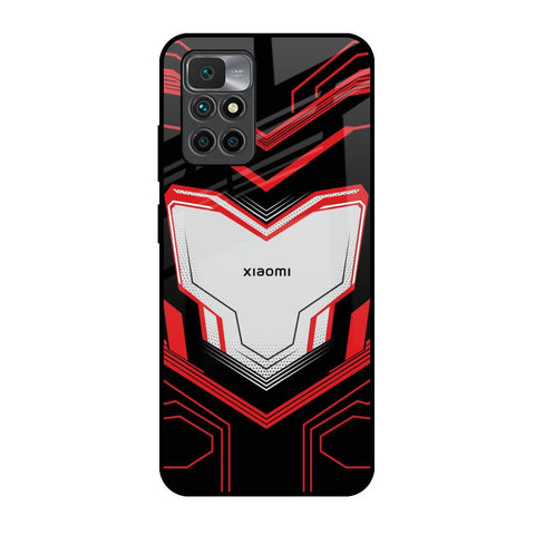 Quantum Suit Redmi 10 Prime Glass Back Cover Online