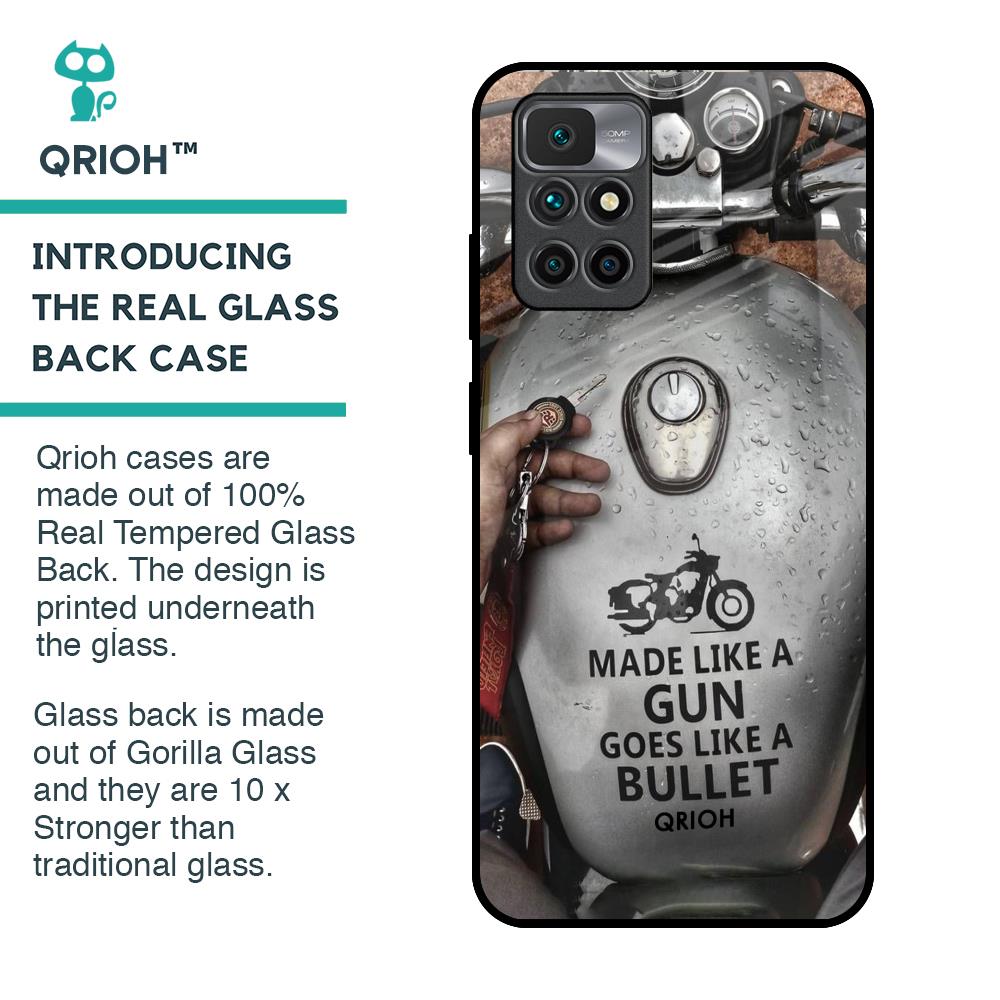 Royal Bike Glass Case for Redmi 10 Prime